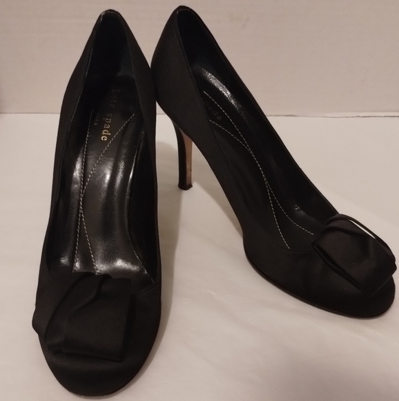 Kate Spade Satin Rosette Heels - Picture 3 of 11